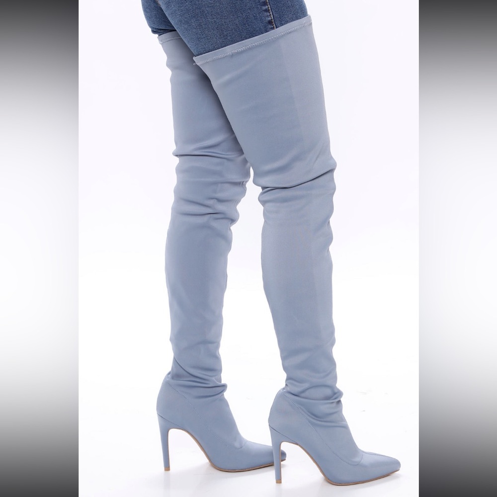 Fashion Nova Keyana Thigh High Boot